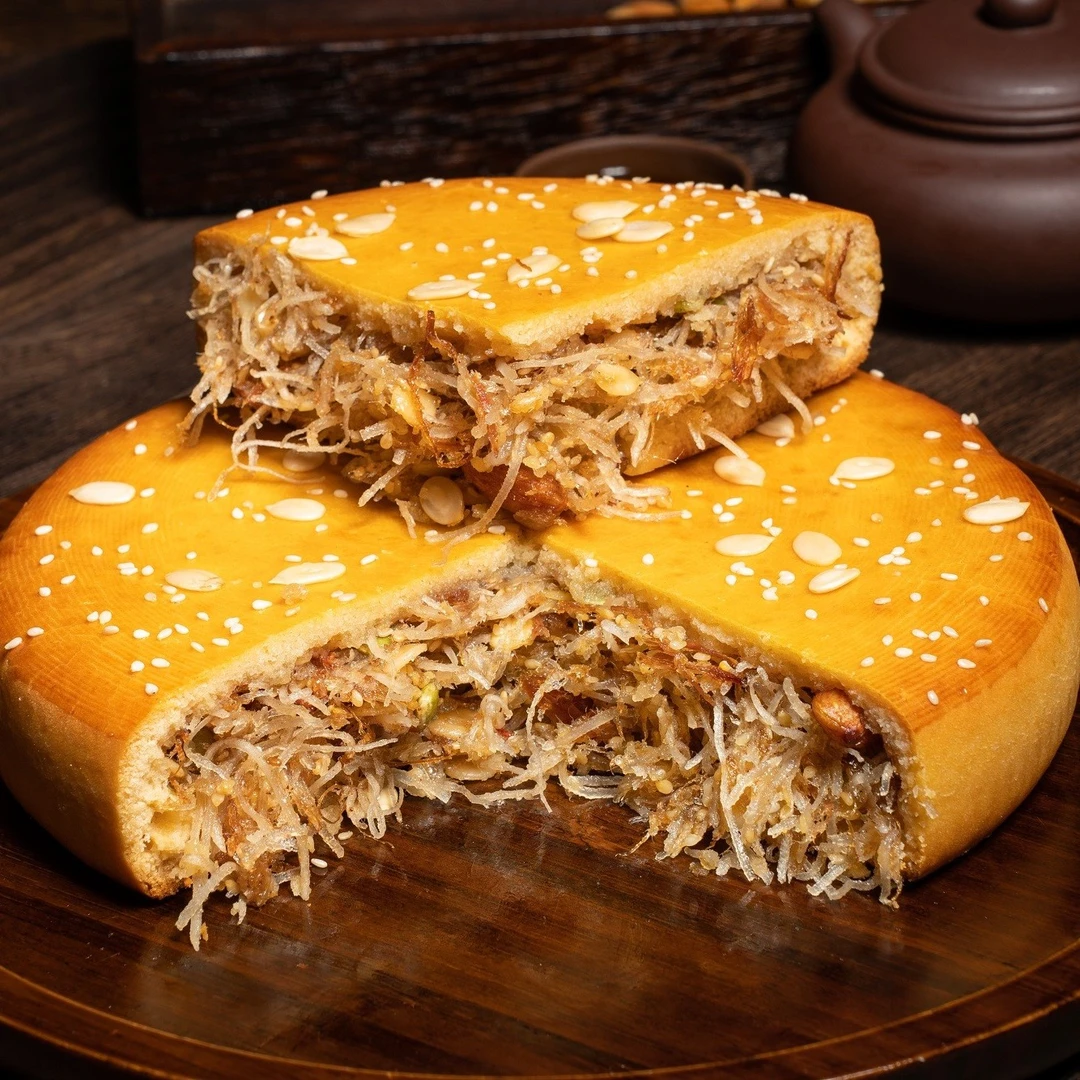 瑞旺化州伍仁金腿拖罗饼椰丝广式传统手工月饼老式特产包美味制作