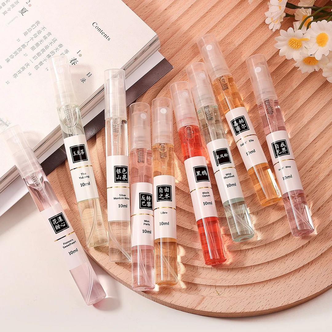 直播专享11ml香水CHAHFI正品 黑鸦鸦 反转巴黎 蔚蓝 粉邂逅留香