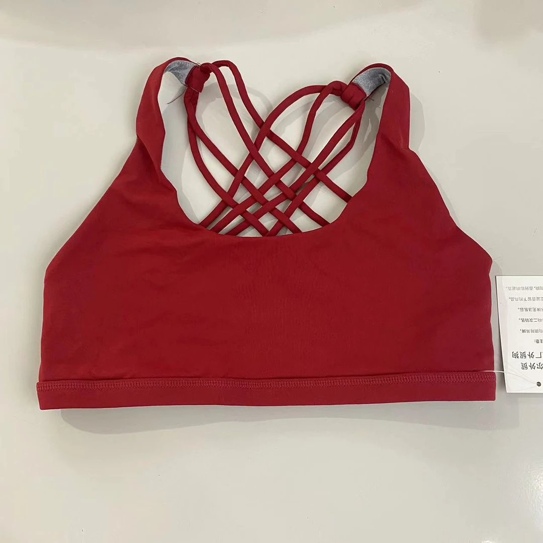 中高强度运动运动文胸紧身透气吸湿美背固定肩带瑜伽健身训练P388