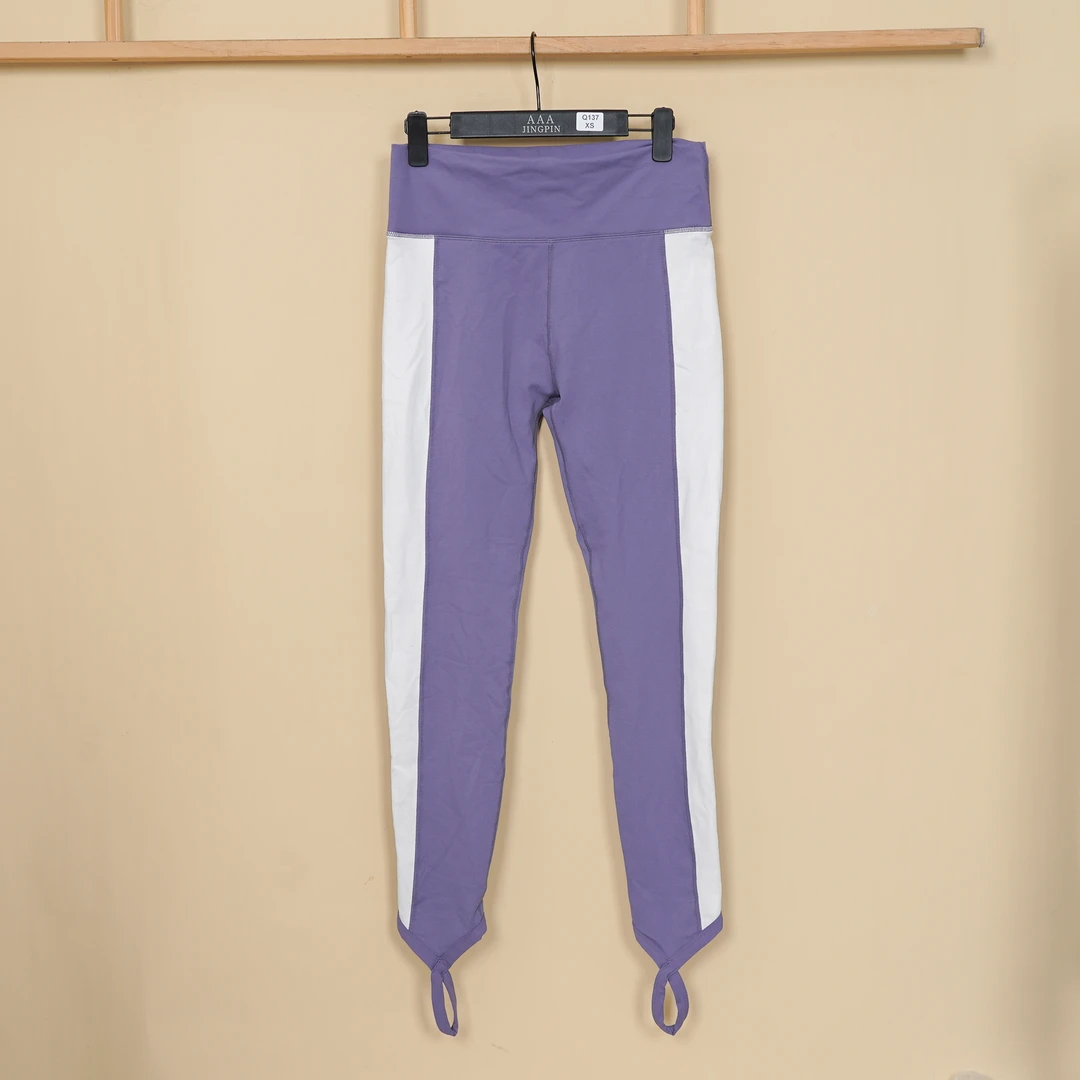 健身长裤女踩脚设计高腰紧身透气吸湿收腹带强压瑜伽跑步裤