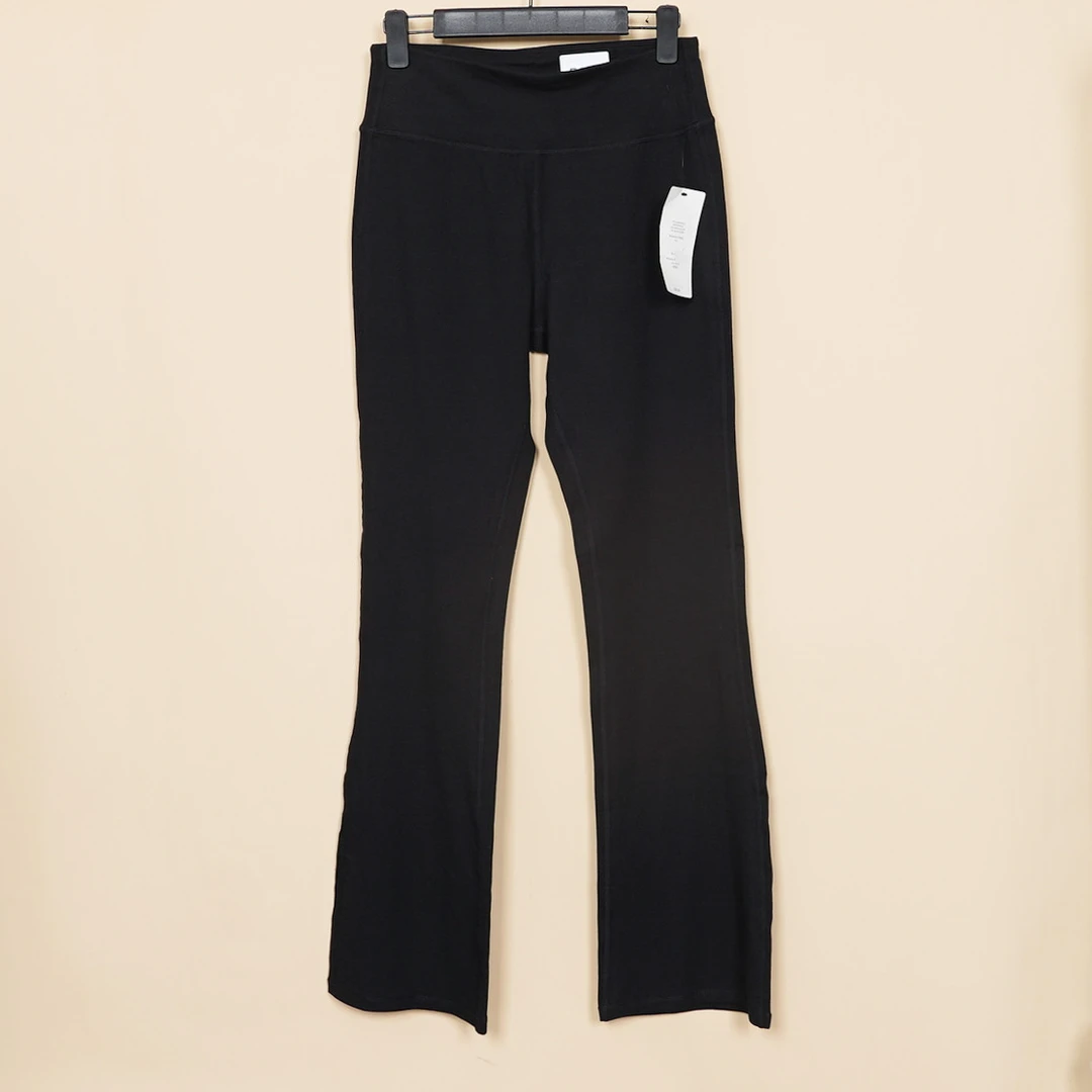 款号B522 含棉健身瑜伽喇叭裤高腰高弹吸湿透气显身材