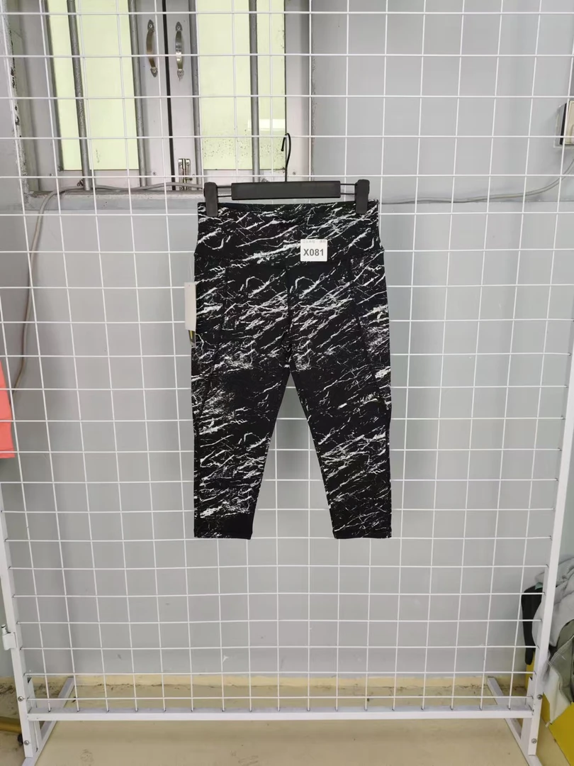 款号X081 莞尔外贸 孤品健身裤瑜伽裤链