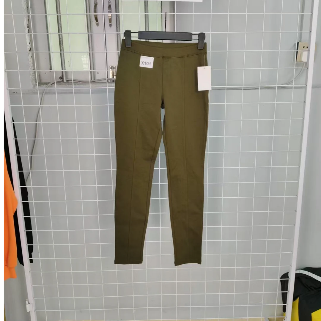 款号X101 莞尔外贸 孤品健身裤瑜伽裤链