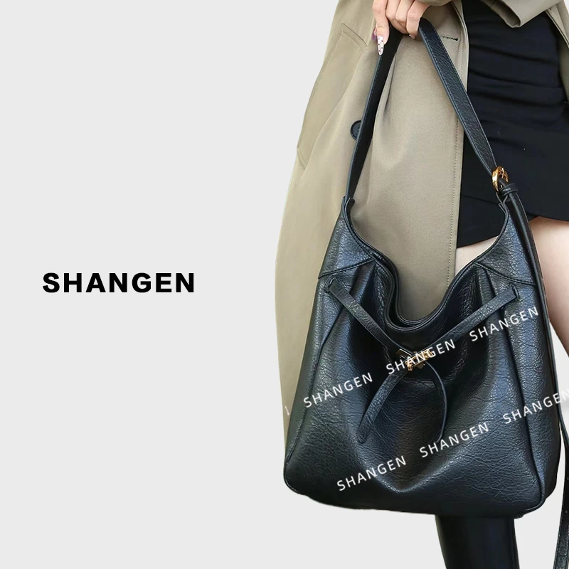 【尚恩CC】SKL-7181-黑色-RAIN.CUN轻奢小众时尚女士包32*10*28