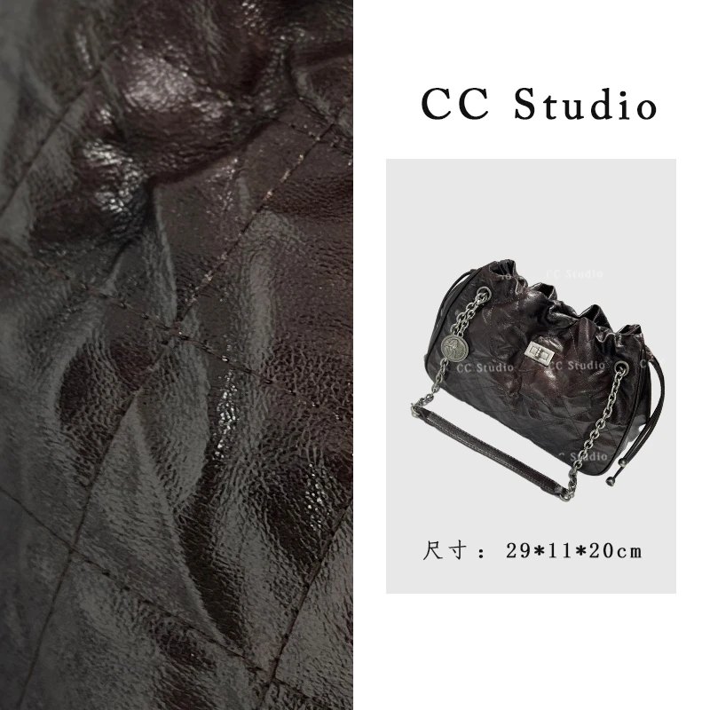 CC Studio/原创设计ZT-D7089-摩卡咖啡-轻奢女士新款水桶包