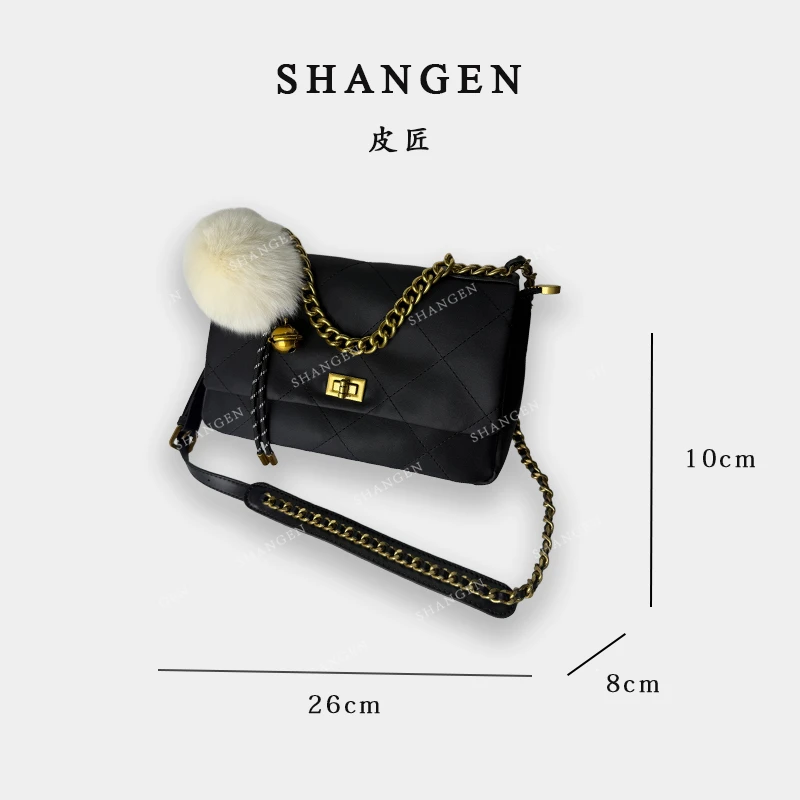 【尚恩CC】ZT-D7108-慕尼黑-轻奢时尚女士新小香单肩斜挎包