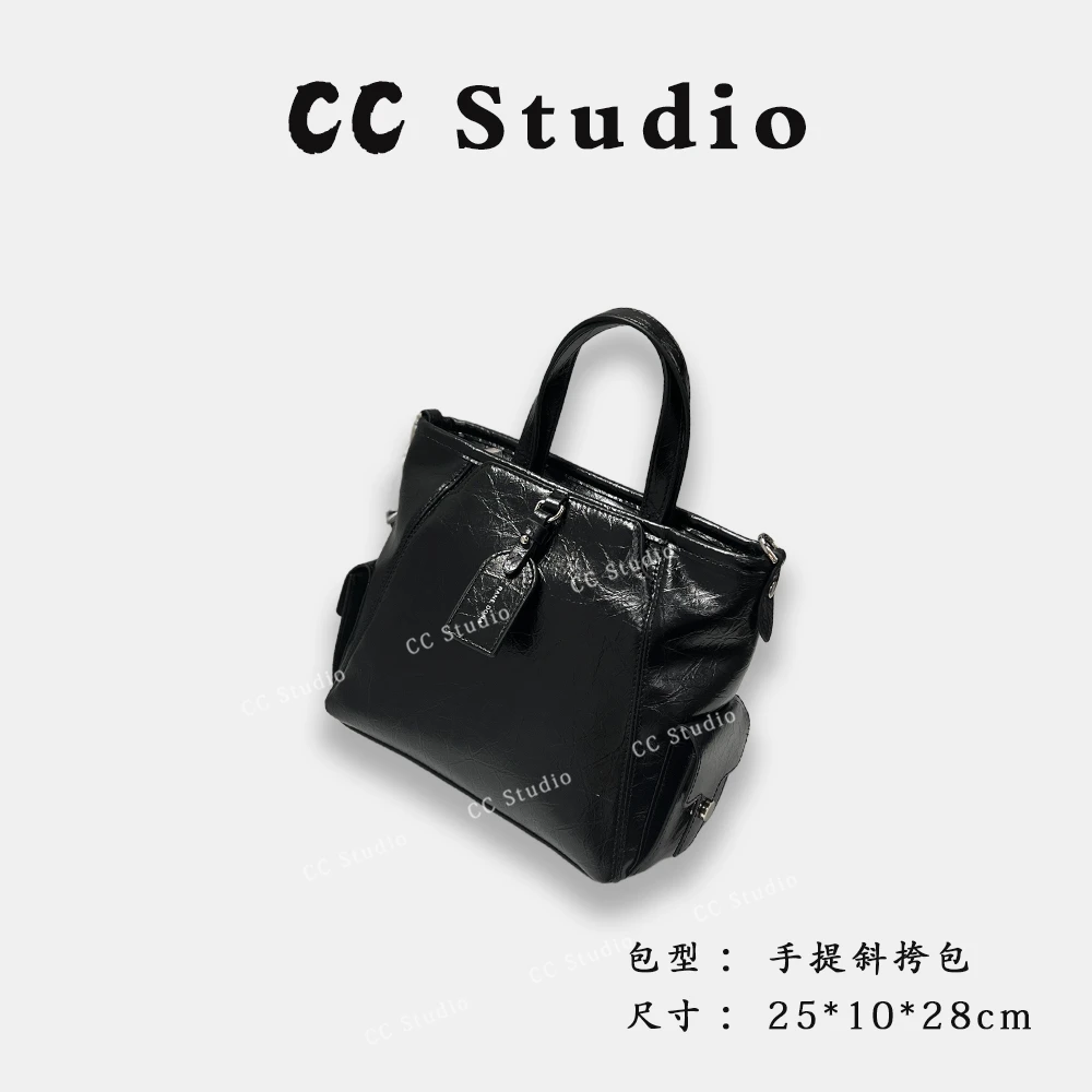 【尚恩CC】SK-62666-黑色-轻奢时尚简约百搭女士新款手提包