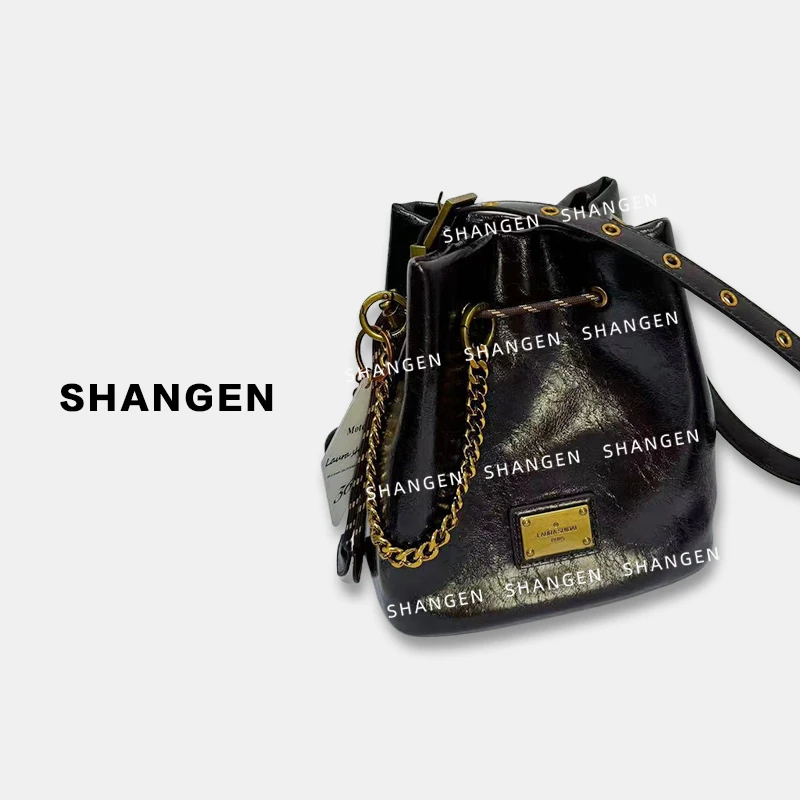 【尚恩CC】SD-3688-深咖-RAIN.CUN轻奢小众时尚女士包24*15*7