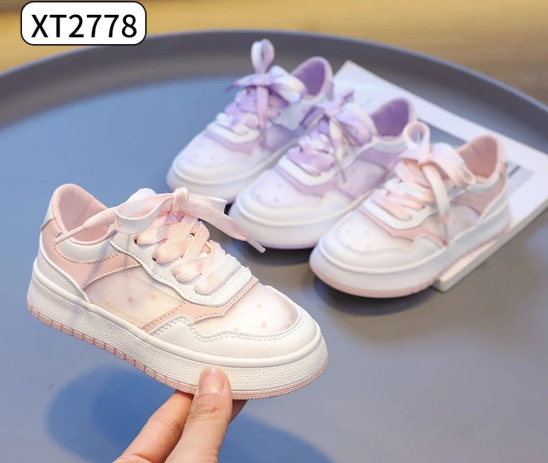 童鞋女童校园百搭款儿童网鞋2025夏款韩版潮鞋儿童百搭休闲鞋网鞋