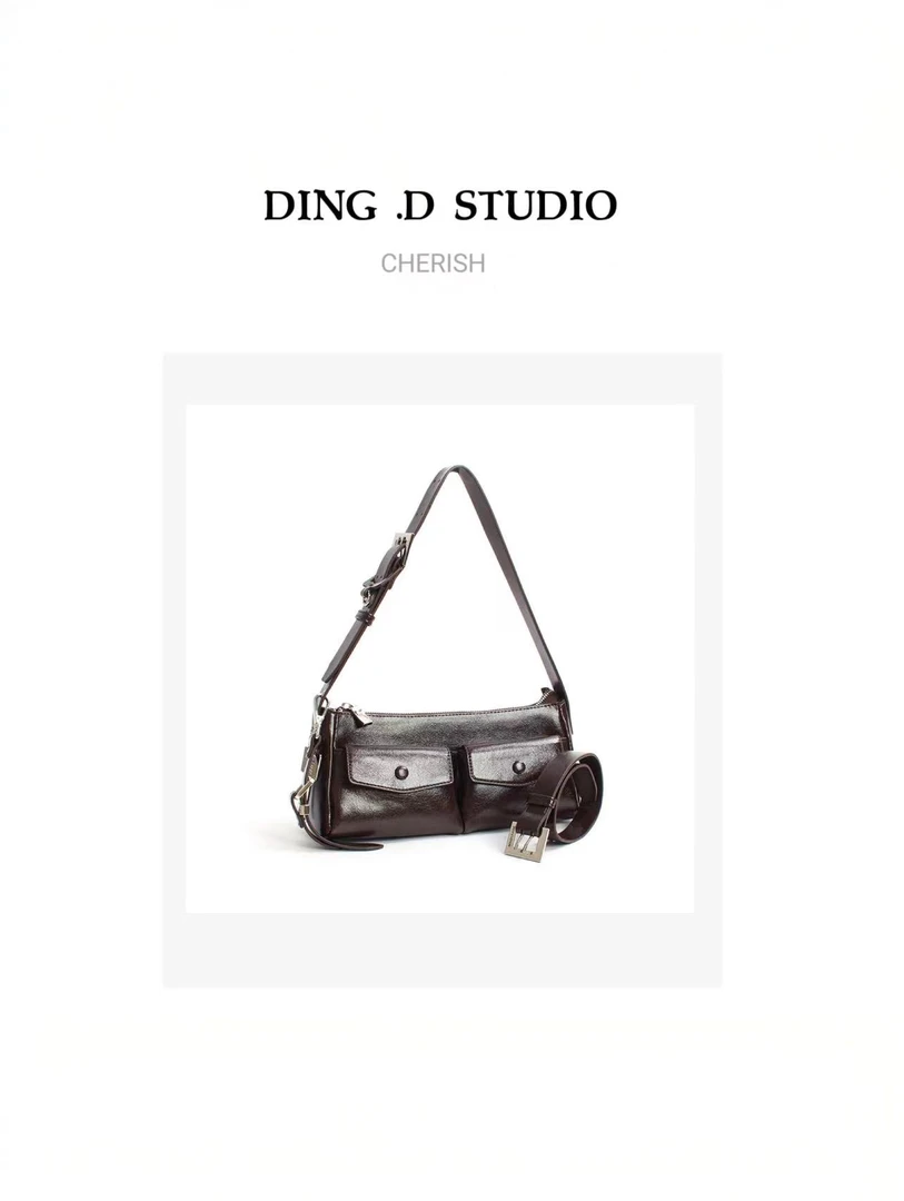 【DING.D】新品百搭简约单肩休闲时尚气质ins女包20737