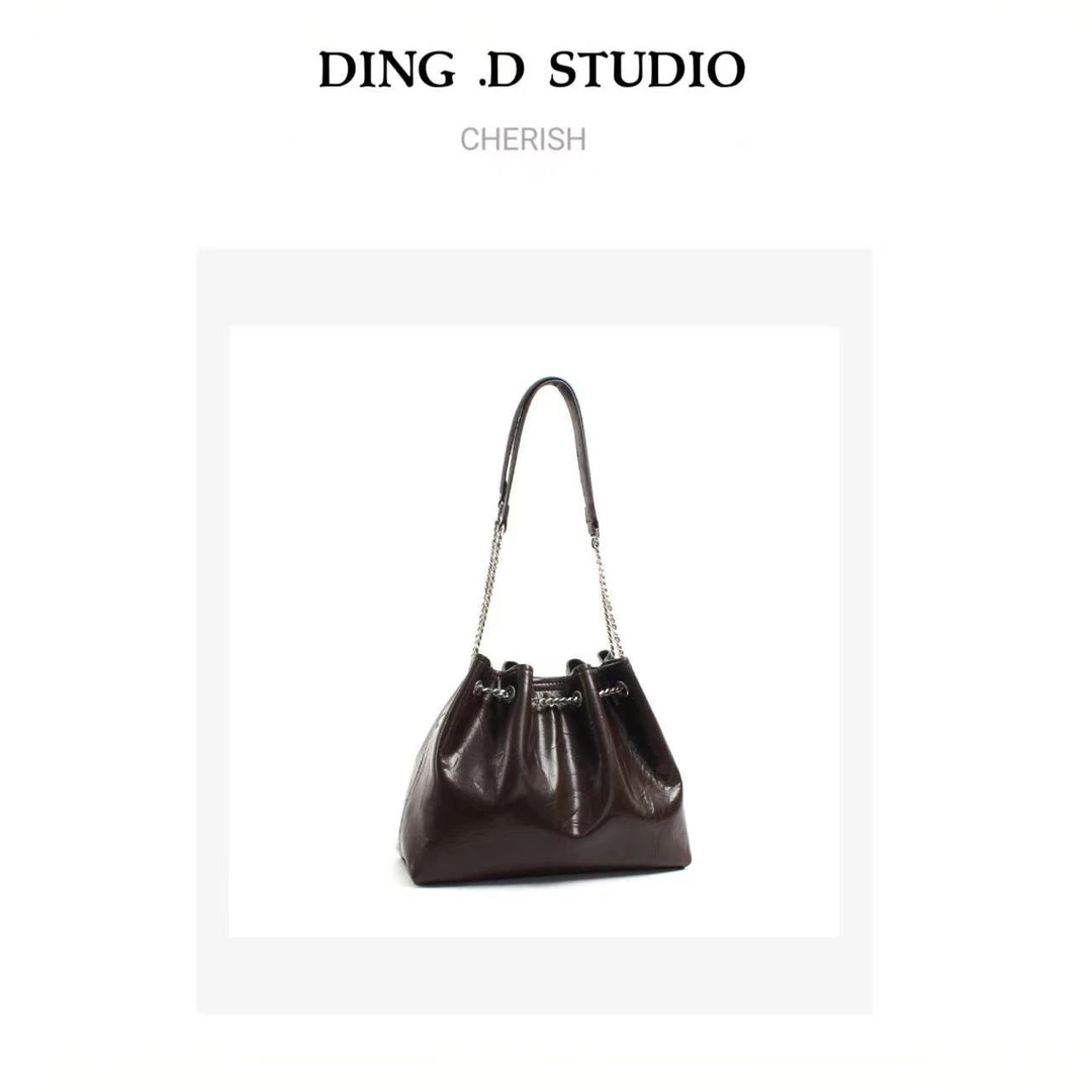 【DING.D】新品百搭简约单肩休闲时尚气质ins女包20549