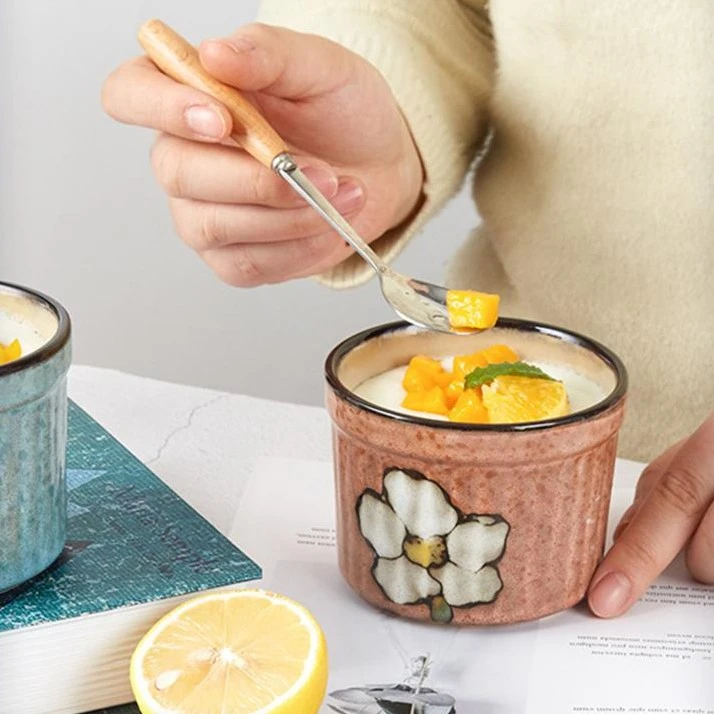 玉泉韩式舒芙蕾烤碗烘焙家用布丁碗创意炖蛋碗健康安全蒸蛋糕容器