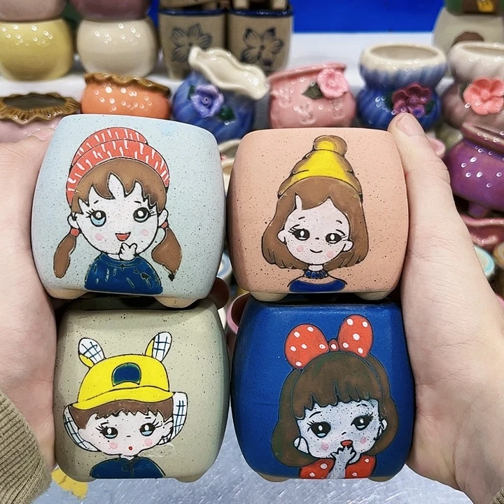 陶瓷高温陶瓷多肉花盆