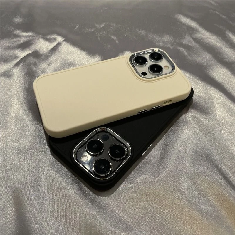 仙朵ins金属框iPhone15promax手机壳苹果14pro全包13女12软xr套11