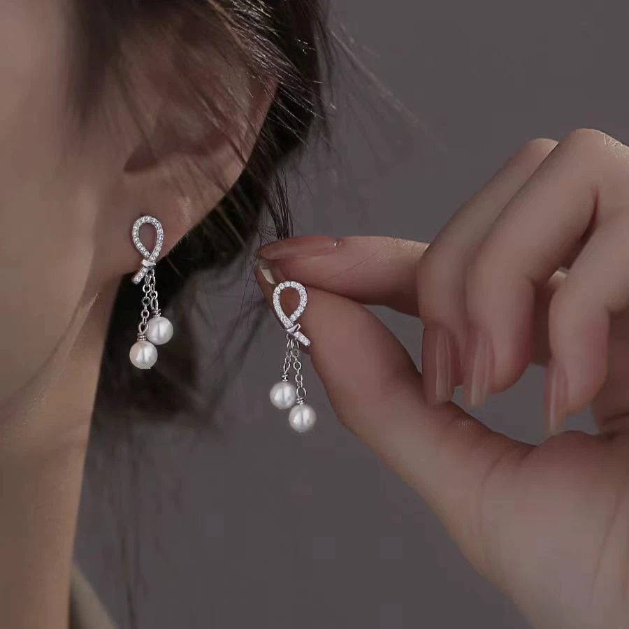 铜合金耳饰 小巧设计感耳坠气质简约冷淡风时尚小众个性耳饰E2069