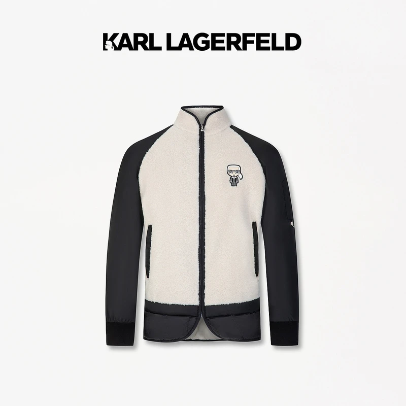 【臻享男装】KARL LAGERFELD卡尔拉格斐2024新款羽绒服1K1D70108886