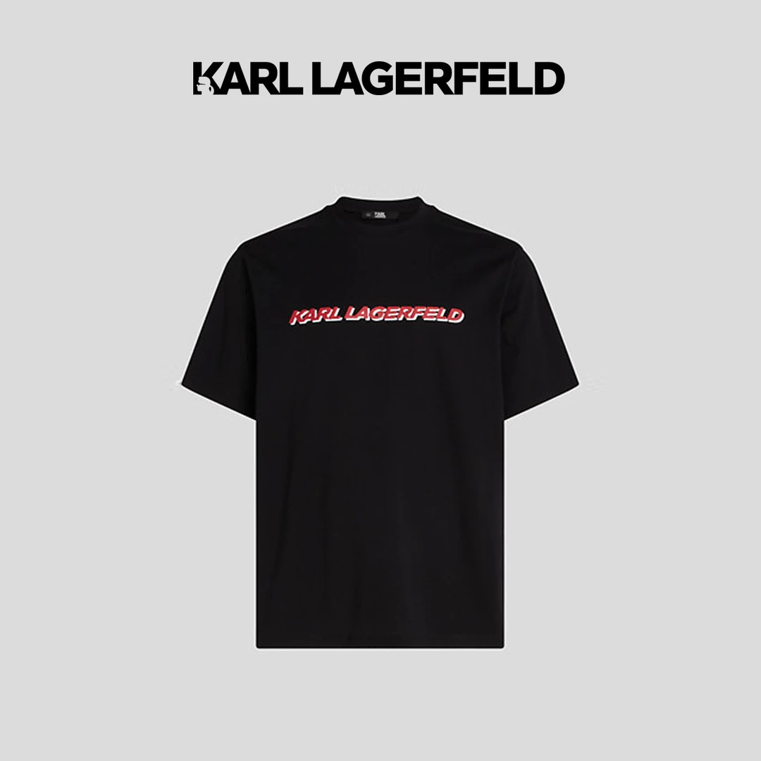 【臻享男装】KARL LAGERFELD卡尔拉格斐夏季新款印花T恤231M1706