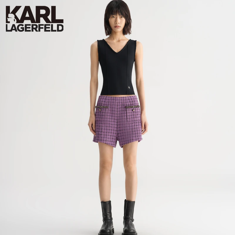 KARL LAGERFELD卡尔拉格斐2023年春季新款女士背心老佛爷231L2013