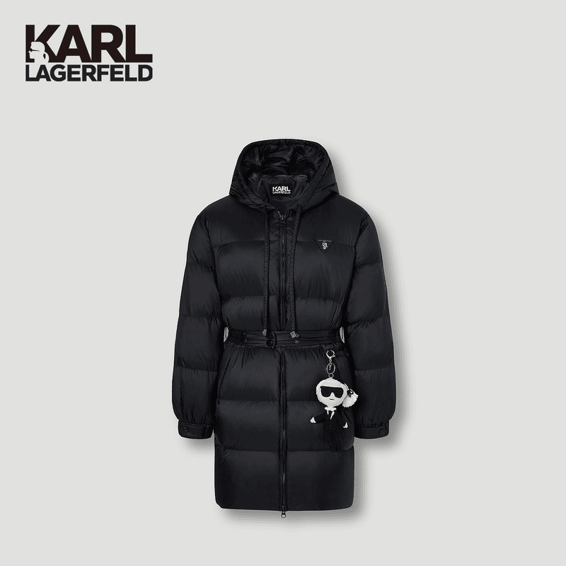 KARL LAGERFELD卡尔拉格斐2023秋IKONIK玩偶羽绒服老佛爷226H1502