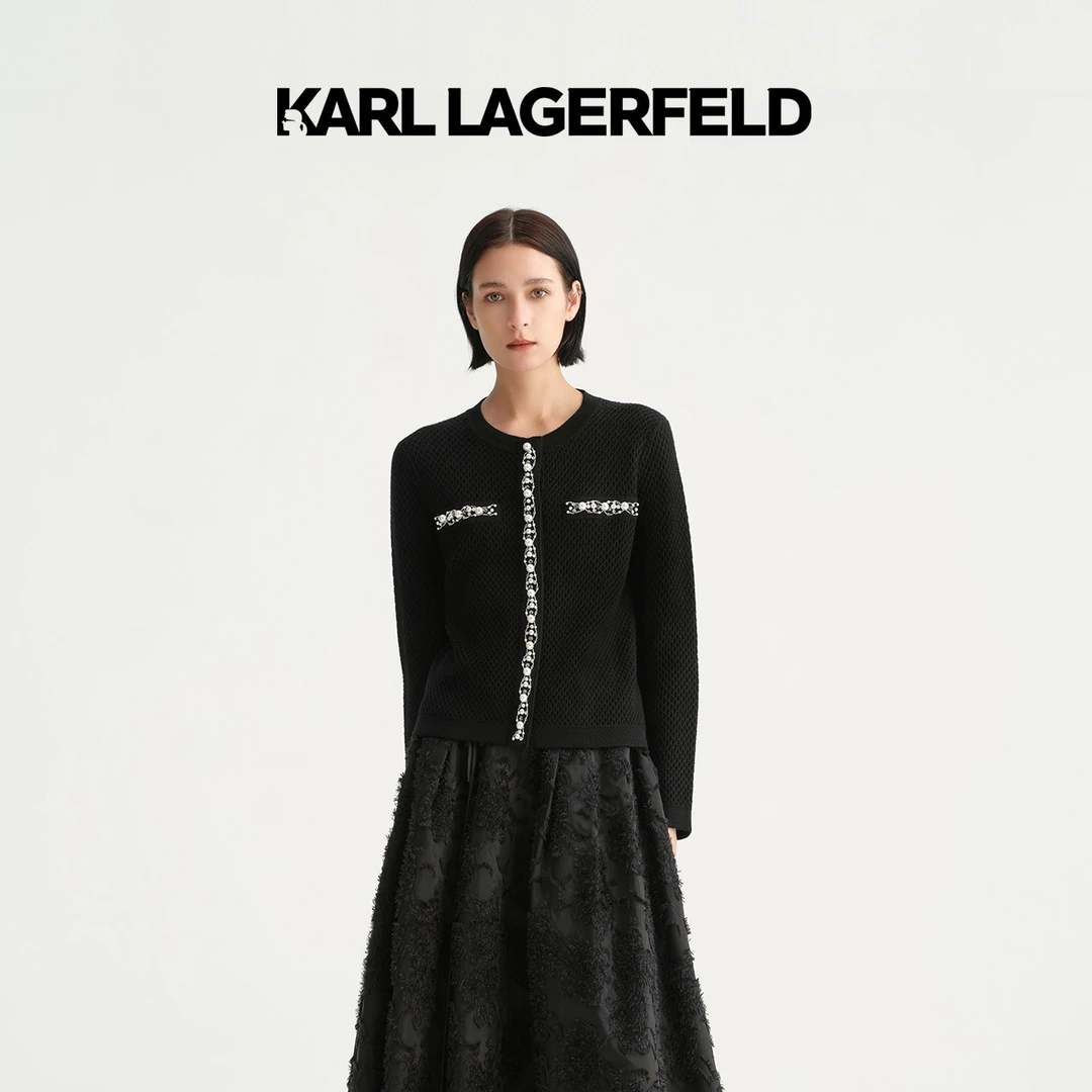 KARL LAGERFELD卡尔拉格斐早秋新款针织开衫E36W2013