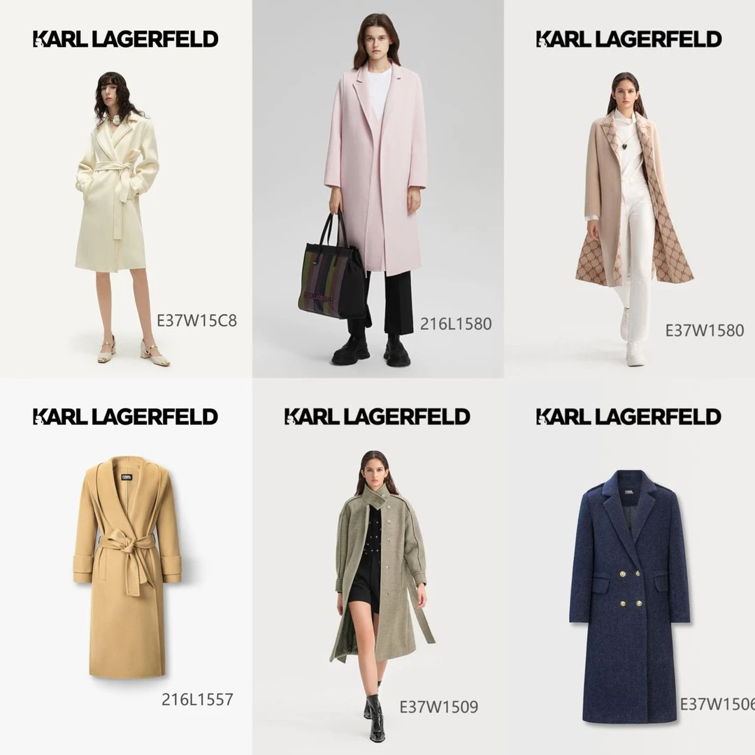 KARL LAGERFELD卡尔拉格斐秋冬多色系大衣合集1
