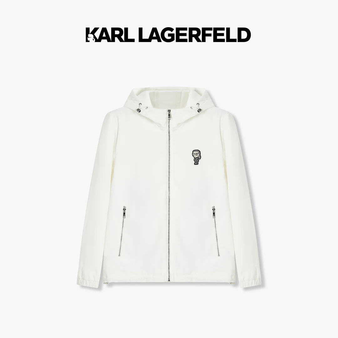 【臻享男装】KARL LAGERFELD卡尔拉格斐老佛爷连帽棉服1K1D70109315