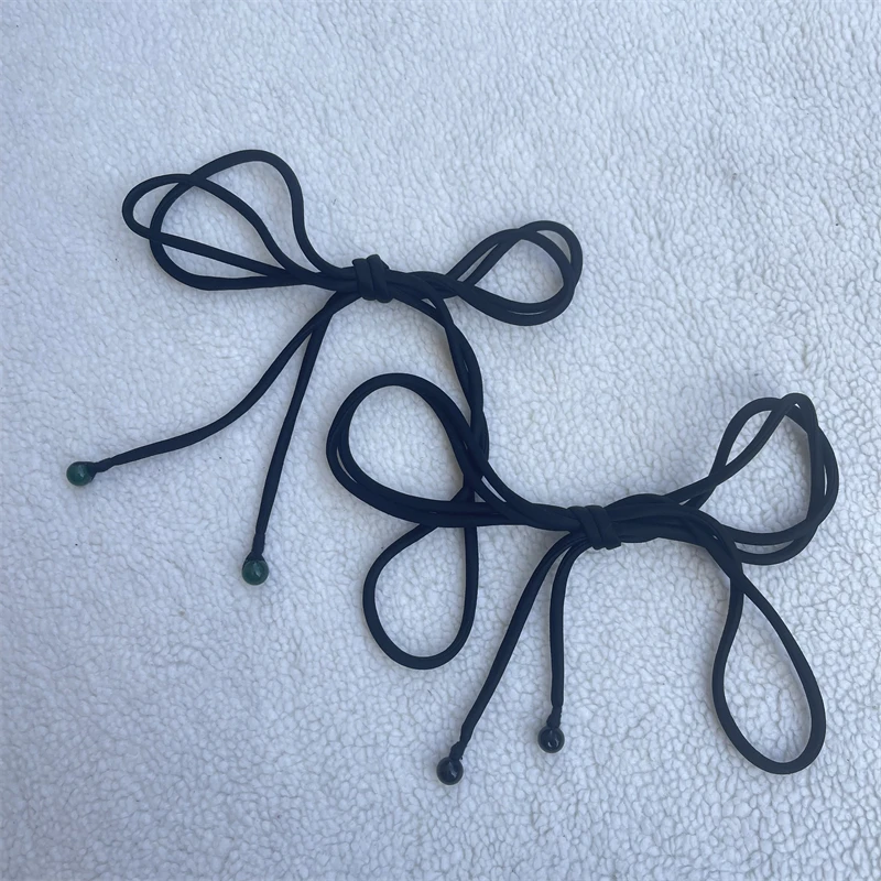 简约时尚黑色花萝腰绳