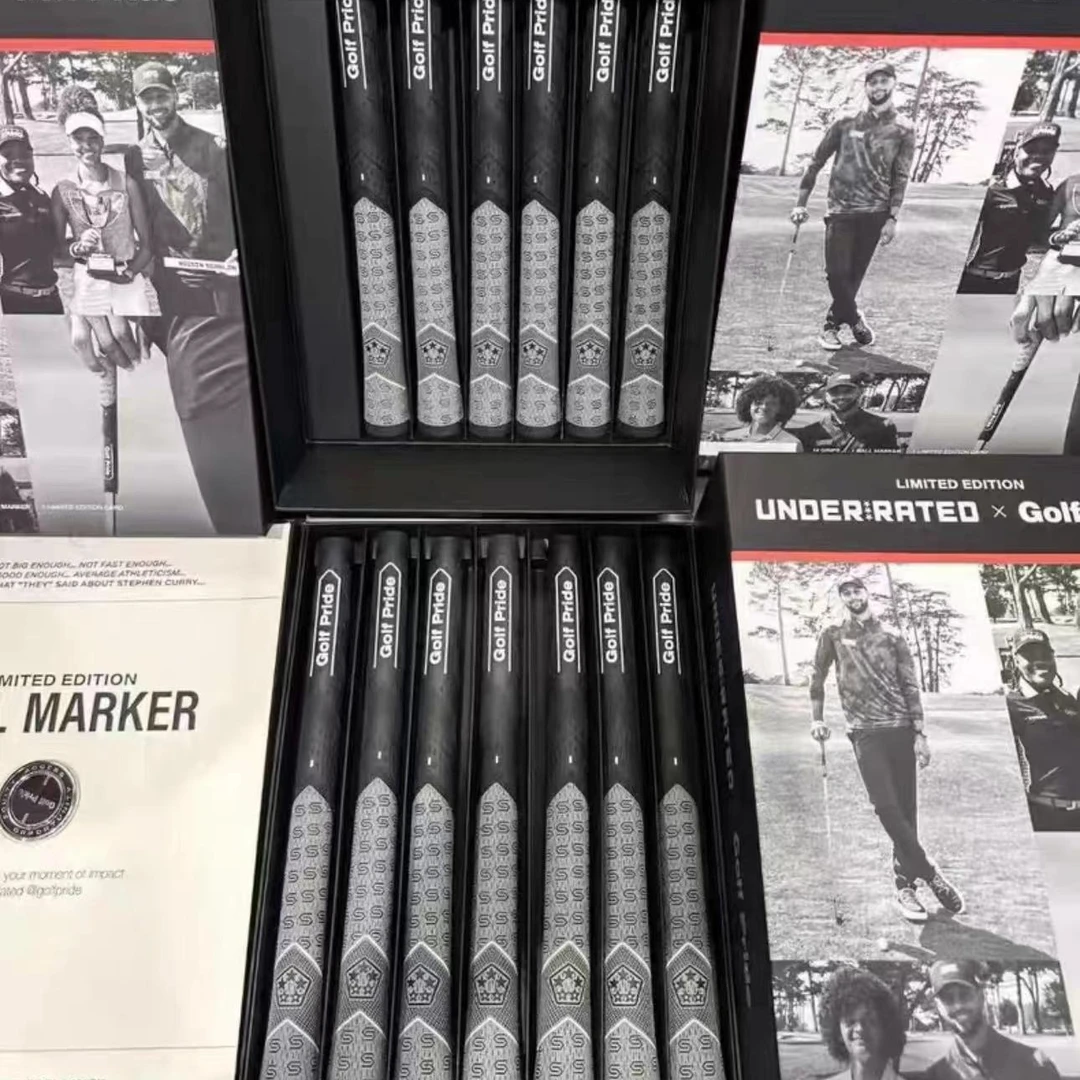 高尔夫限量款库里 S PIUS 限量款握把 14支装 带证书 mark