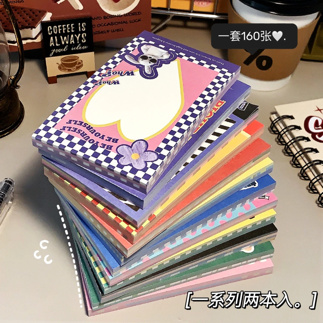 【美式复古便签纸】高颜值ins风手帐便条可撕初中学生专用便利贴