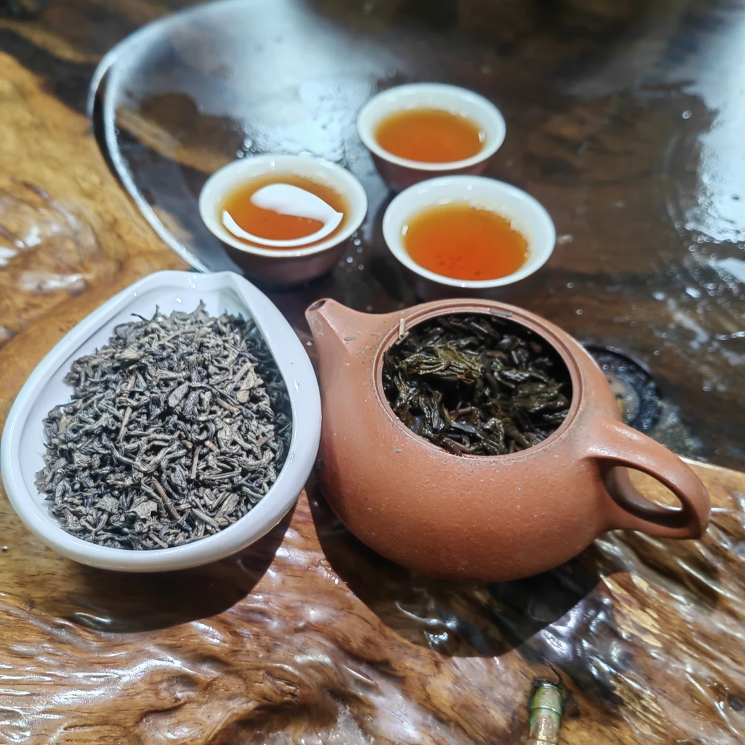 2024老枞蕴肚春茶芽芯 坪上炒茶芯