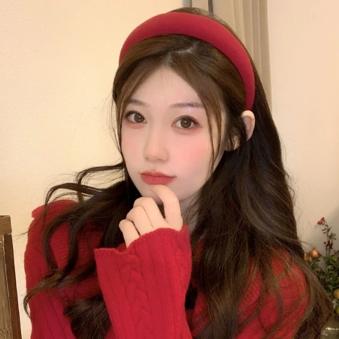 纯福利！新年红色发箍女压发发卡女款秋冬外出百搭头箍其他假