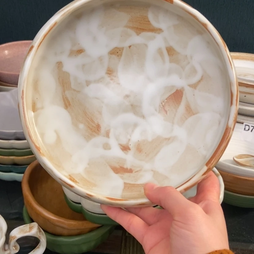 【闪购商品】瓷盘粉影大收口