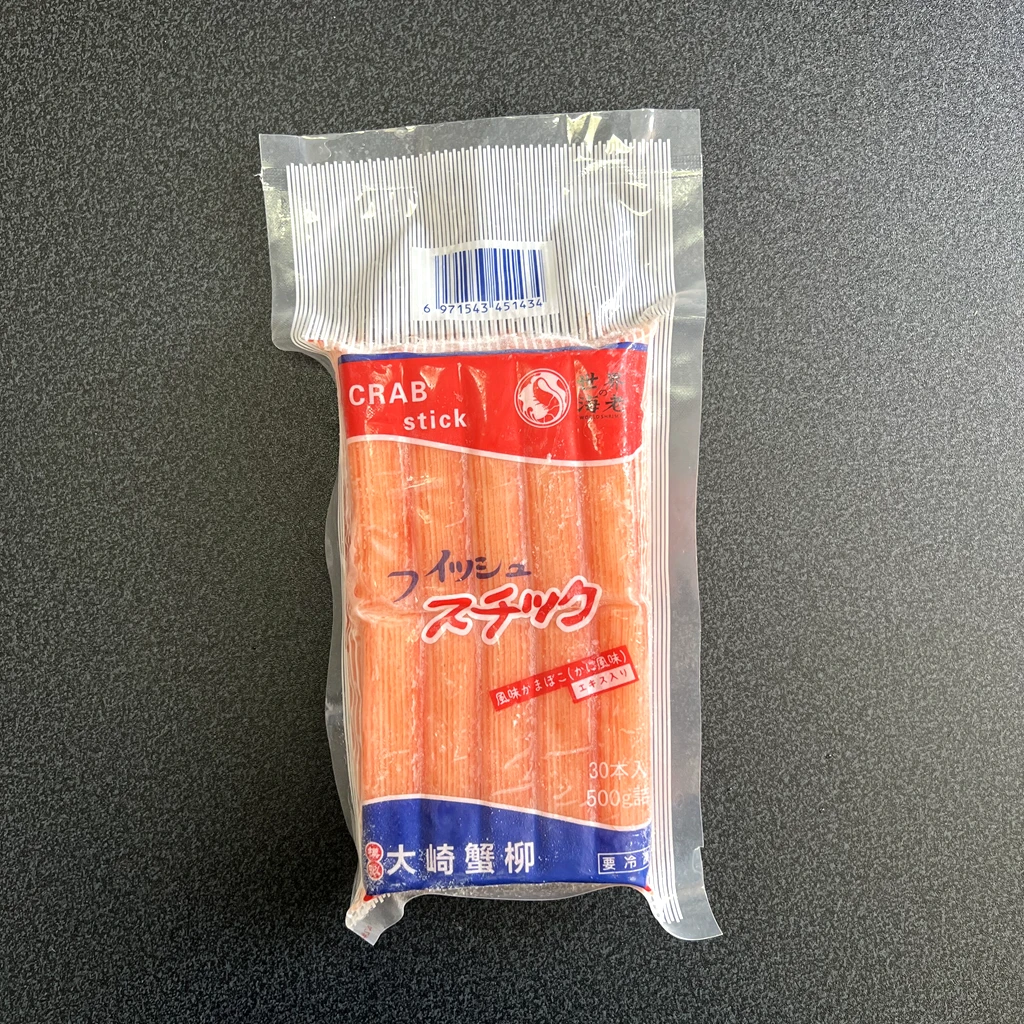 北腾蟹柳 500g/包 媲美大崎 比普通蟹柳好吃 模拟蟹柳