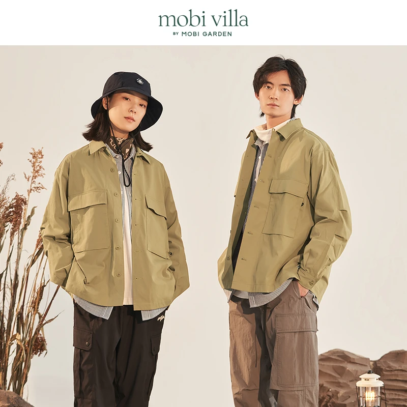 【牧高笛·VILLA系列】户外露营春季衬衫宽松休闲百搭工装NX22101005