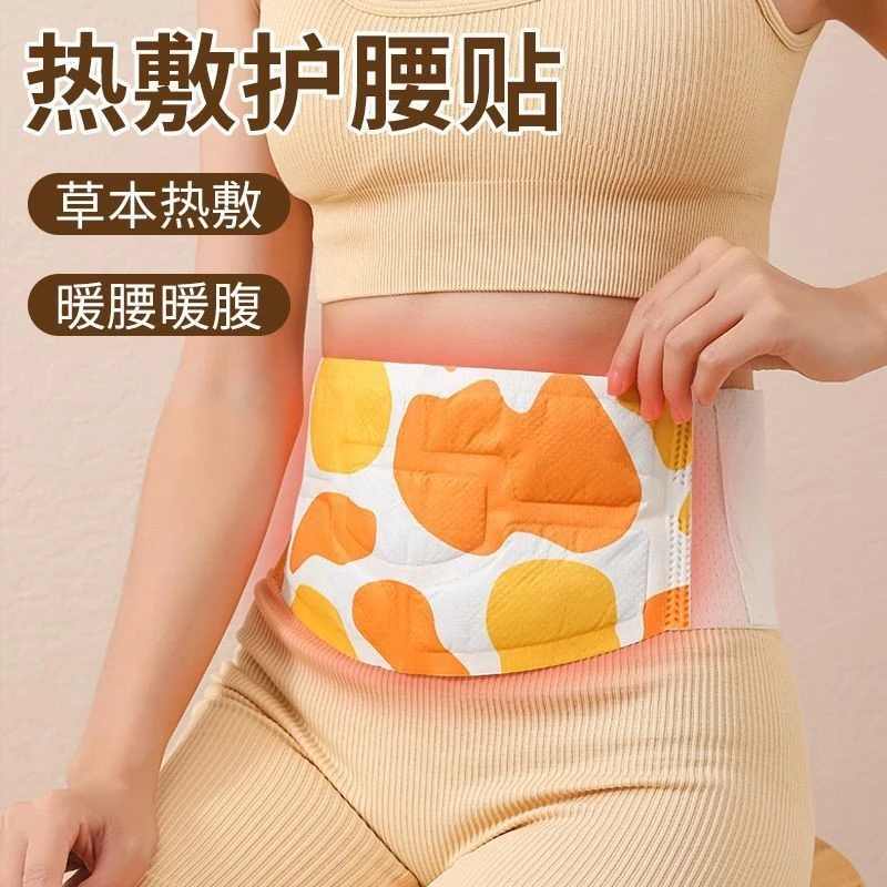 【5片】蕲艾蒸汽热敷腰贴护腰带发热腰贴舒缓护腰带蒸汽暖腰贴部