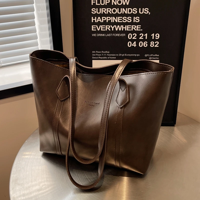 斜挎高级感大托特百搭包包女士2024新款秋冬小香风时尚托特单肩