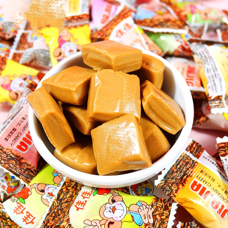 WoWo/喔喔佳佳咖啡糖奶糖果休闲零食喜糖年货袋装小时候的零食