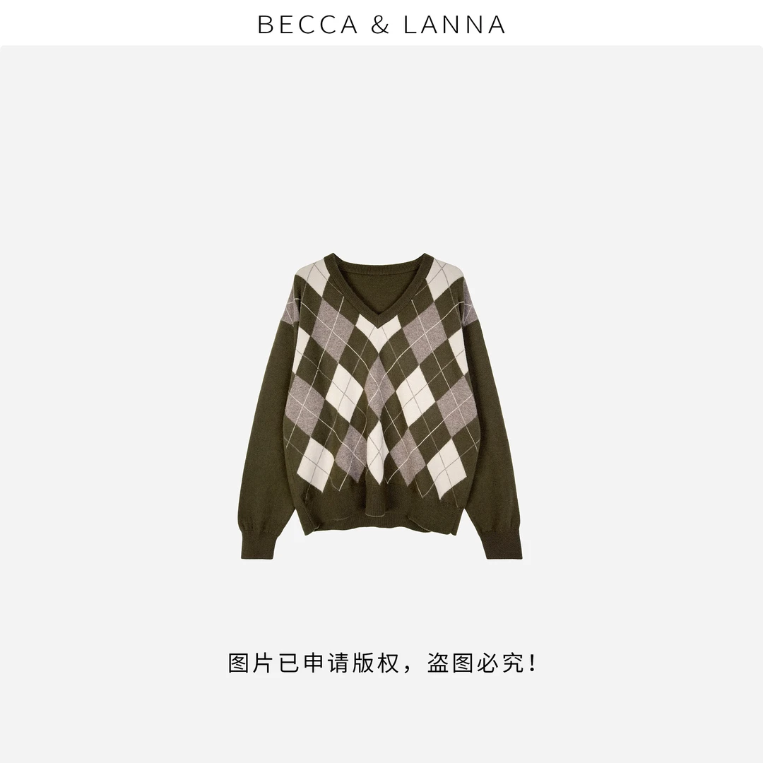 D0245 女士休闲宽松长袖针织衫 女装