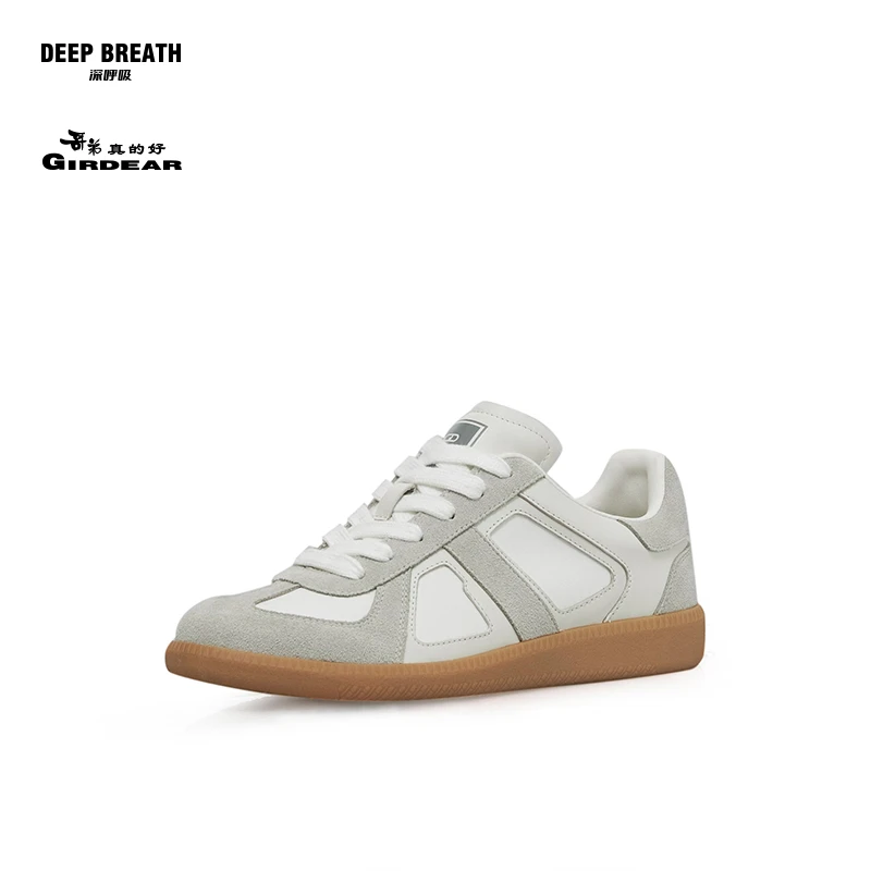 DEEP BREATH深呼吸哥弟真的好女鞋夏季休闲圆头德训鞋板鞋AX12273
