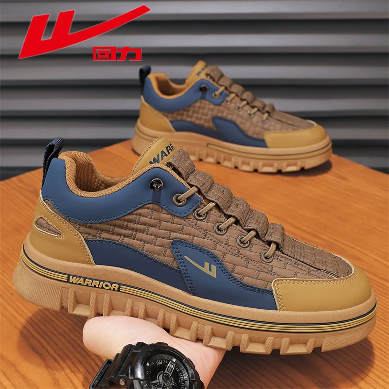 回力男鞋冬季新款百搭休闲运动板鞋男士上班工作耐磨防滑时尚潮鞋