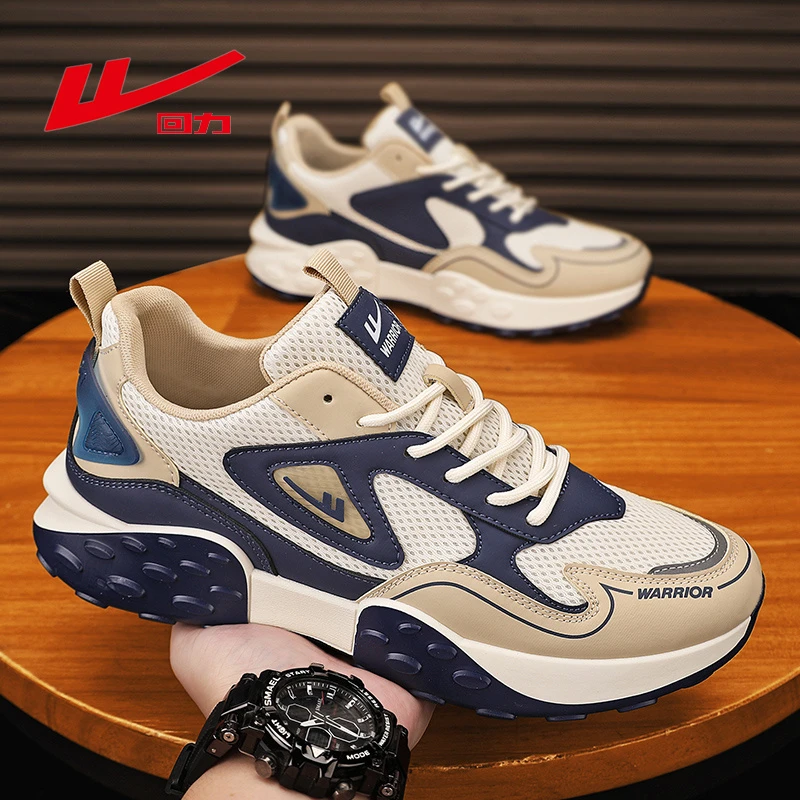 回力男鞋2025新款春季青少年时尚休闲运动鞋男士耐磨厚底工装潮鞋