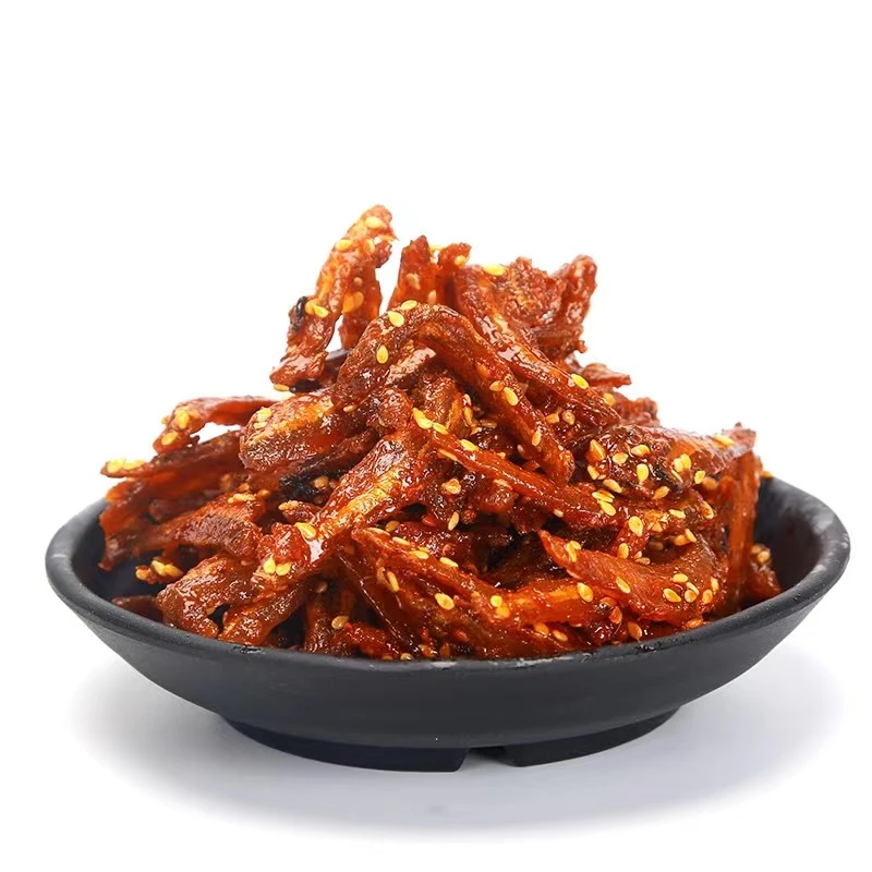 香辣小银鱼仔干货海鲜特产休闲零食小吃