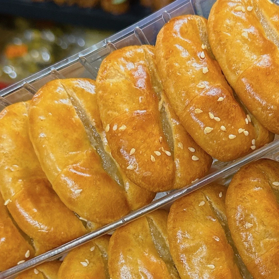 拉丝老婆饼葱油饼香糯潮汕特产传统酥皮糕点