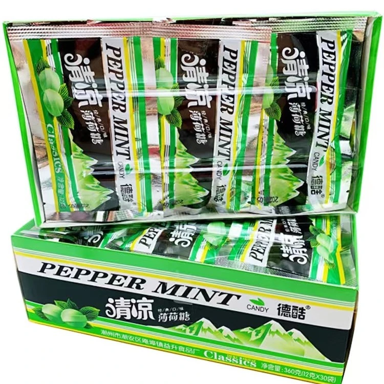 老牌薄荷糖80后小时候怀旧零食老式硬糖强劲儿童清凉糖果网红爆款