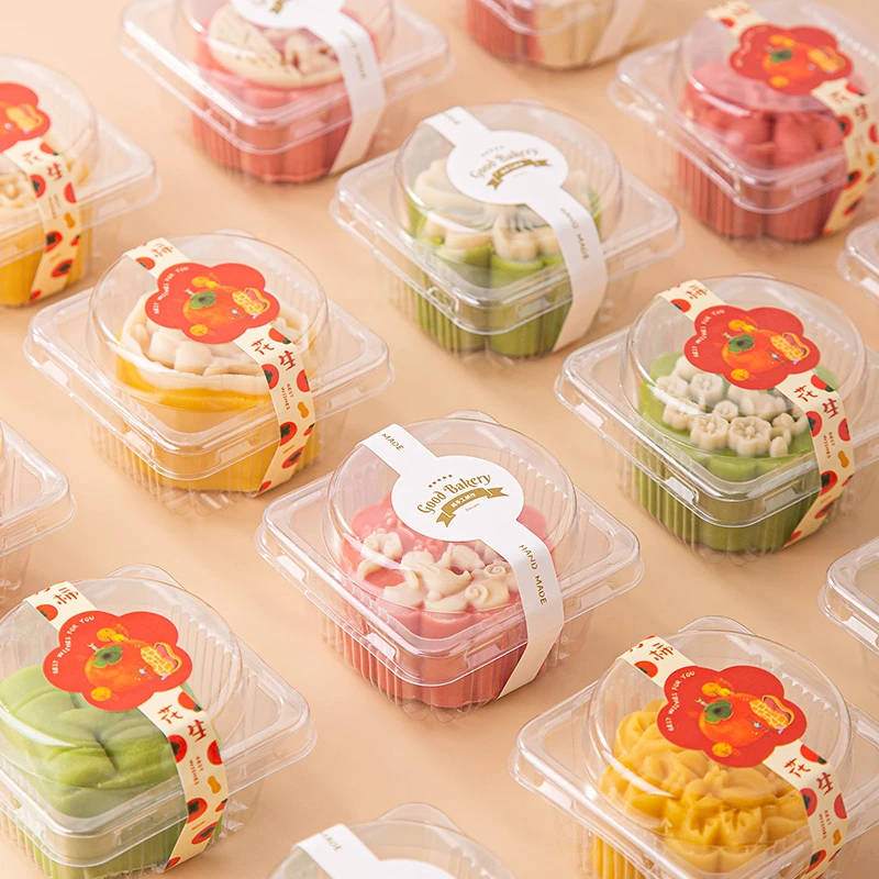 冰皮月饼包装盒绿豆糕山药糕点简易单独粒和果子中式空打包礼盒