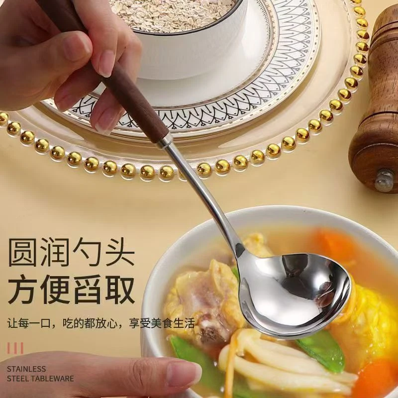 【漫姐工厂】不锈钢汤勺加深加厚大头勺拉面勺汤匙喝汤调羹