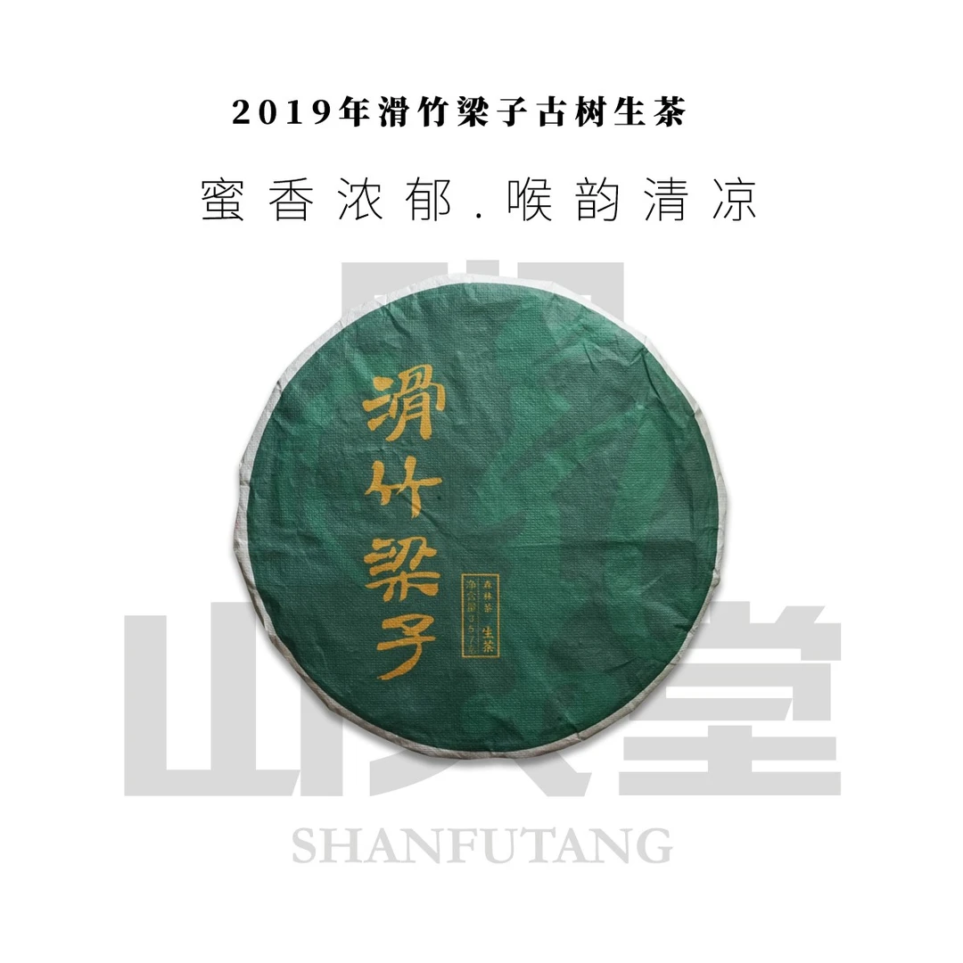 【山夫子说茶】2019年滑竹梁子500年古树生茶 100g翘样分享