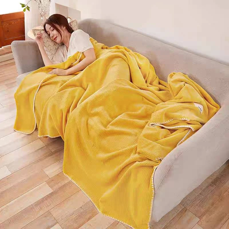 双面夏凉被以主播介绍为主绒毛毯绒毛毯睡毯学生单人
