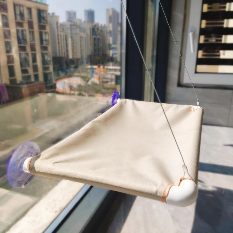 猫咪吊床玻璃观景壁挂猫秋千猫咪用品猫吊床吸盘猫窝猫床四季通用