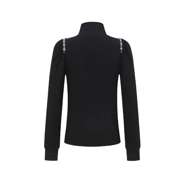 【籽言专属】时尚外穿针织衫女春季H版亲肤细闪上衣Y314306856